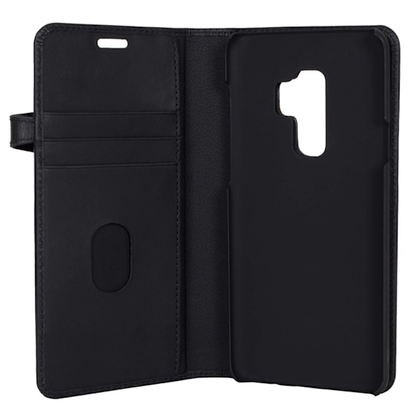 BUFFALO äkta läder Plånboksfodral Samsung Galaxy S9 Plus - Svart Svart