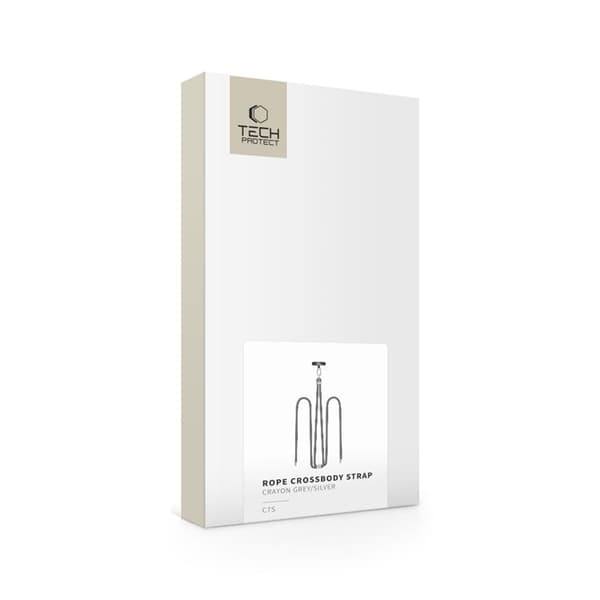 Tech-Protect Mobilrem Crossbody C7S - Grå/Silver Silver