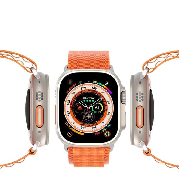 Dux Ducis Apple Watch 44/45/46/49mm Armband GS Nylon Orange