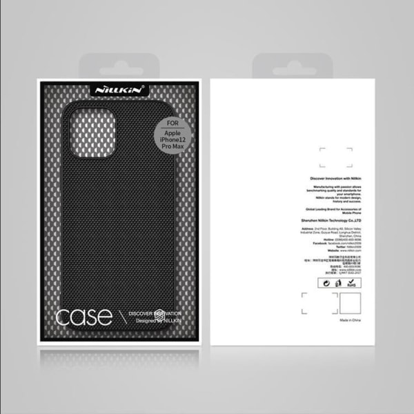 Nillkin Textured Cover iPhone 12 Pro Max - Sort Black