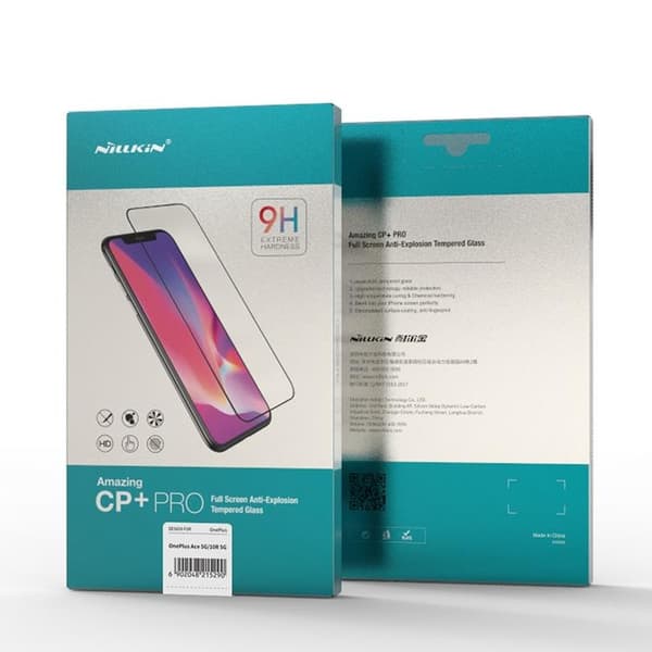 Nillkin OnePlus Ace Härdat glas CP + PRO Ultra-Thin 0.2mm 9H - Svart Svart