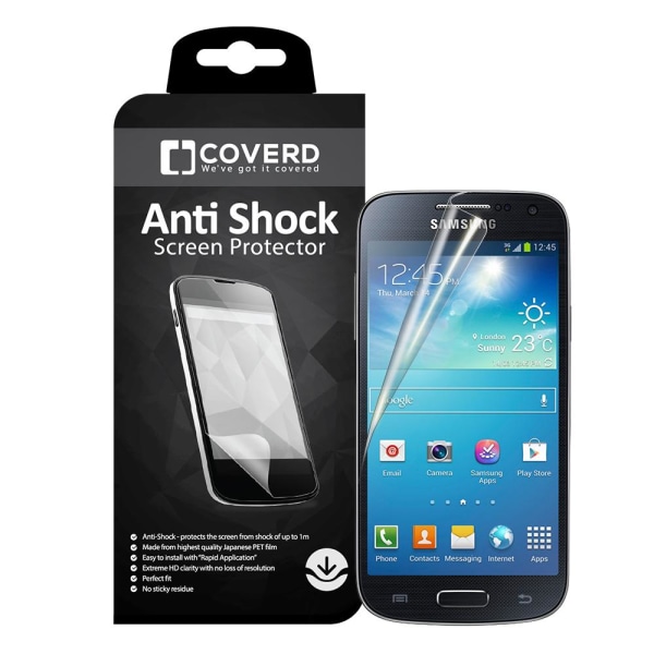CoveredGear skærmbeskytter af holdbar film Samsung Galaxy S4 Mini