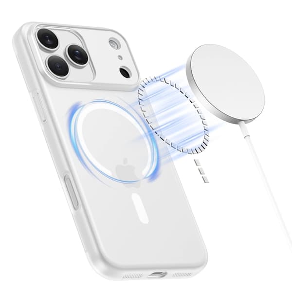 Tech-Protect Mobilskal till iPhone 18 Pro Max/17 Pro Max Magsafe Slim Matte Vit Vit