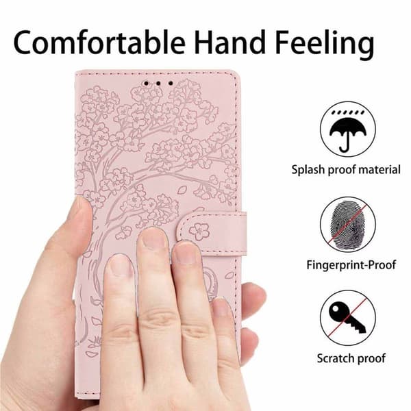 Plånboksfodral för Samsung Galaxy S26 Konstläder Ställ - Rosa
