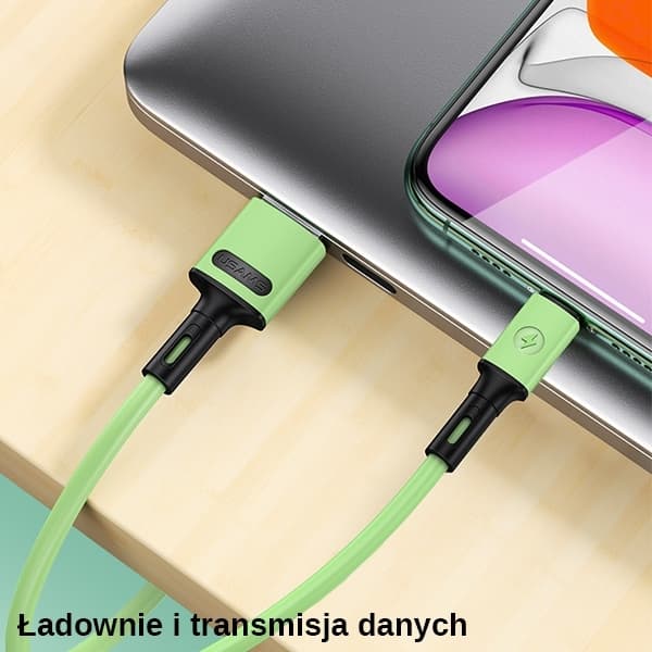 USAMS Kabel U52 USB-C 2A Snabbladdning 1m (US-SJ436) - Gul