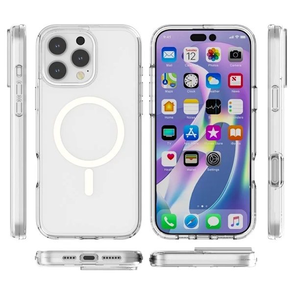 Mobilskal till iPhone 16 Pro Max MagSafe - Transparent Transparent