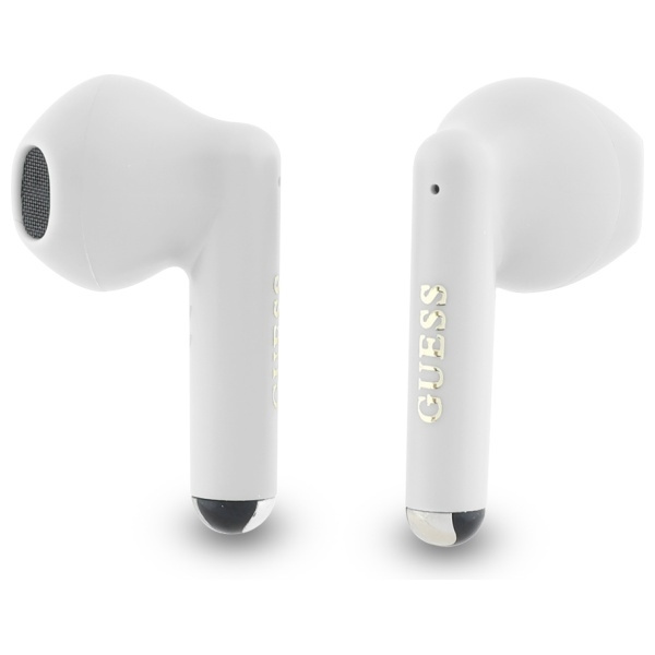 Guess TWS In-Ear Hörlurar Bluetooth Printed Classic Logo - Vit