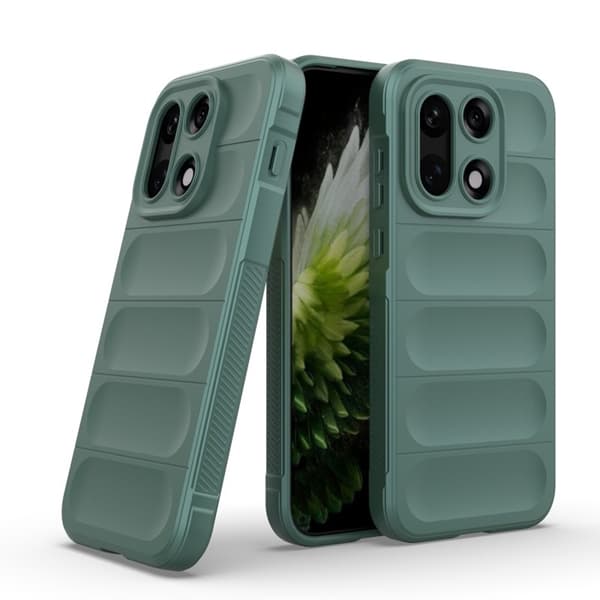 WANLONFENG Mobilskal till OnePlus 15 5G med Härdat Glas Grön