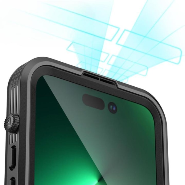 Shell Box Vattentätt Magsafe Skal iPhone 14 Pro Max - Svart