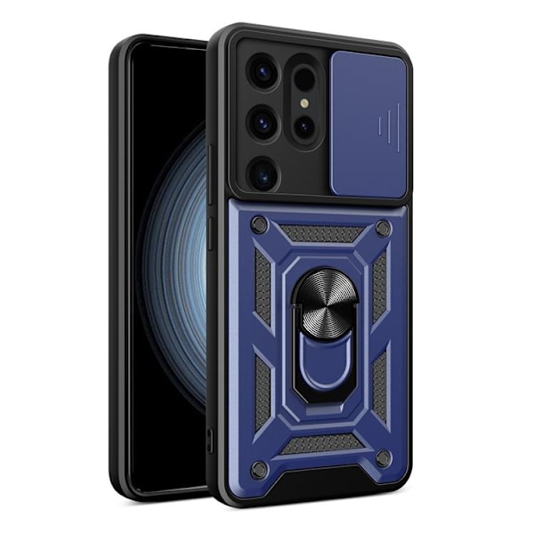 Galaxy S24 Ultra Mobilskal Hybrid Armor Camshield - Blå