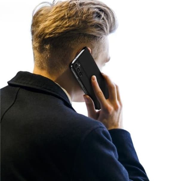 DUX DUCIS Skin Pro Galaxy A24 4G Pung Taske PU Læder - Sort Black
