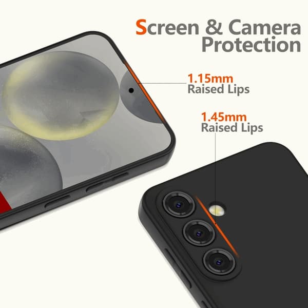 Tech-Protect telefontaske til Galaxy A56 5G Ikon - Sort Svart