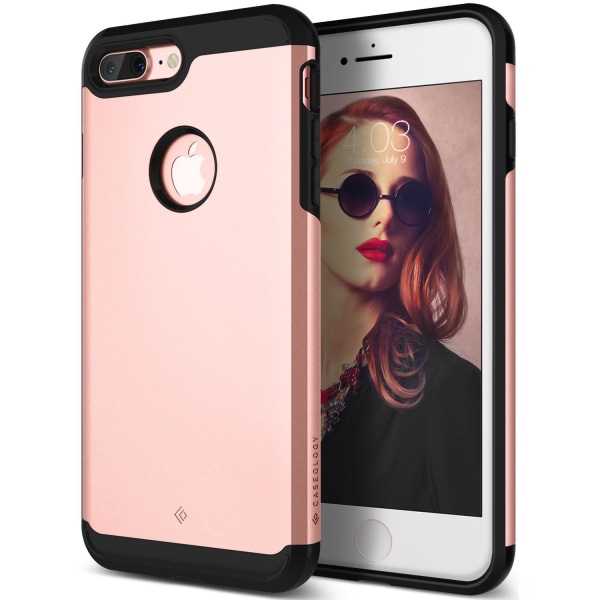 Caseology Titanium Cover til iPhone 7 Plus - Rose Gold