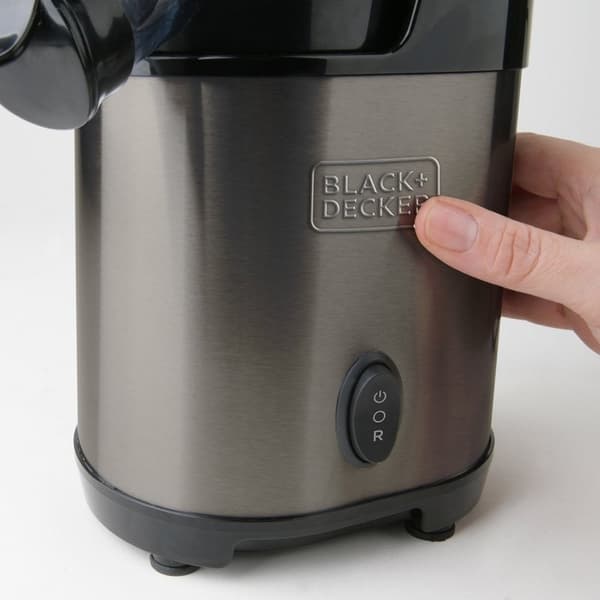 BLACK+DECK Slow Juicer BXJE200E Borstat Rostfritt Stål