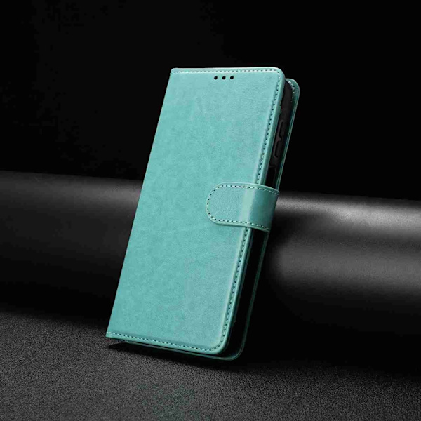 OnePlus 15 5G Plånboksfodral Folio Flip Konstläder Grön