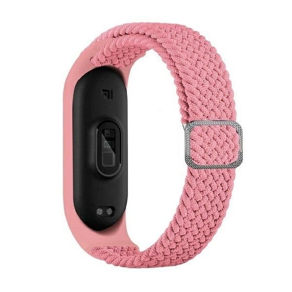 Beline Mi Band 10/9/8 Nylon Armbånd - Lyserød