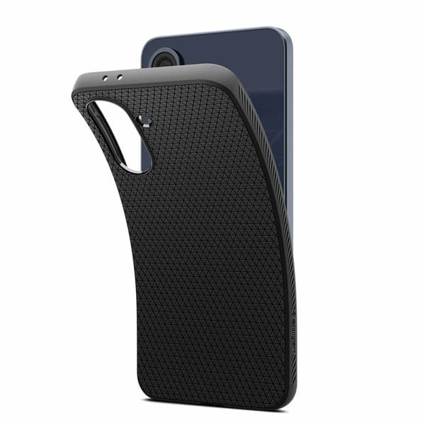 Spigen telefonetui til Galaxy A36 5G Liquid Air - Matt Sort Svart