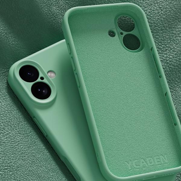 YCADEN Mobilskal till iPhone 17 Precise Cutouts - Stilgrå Grå