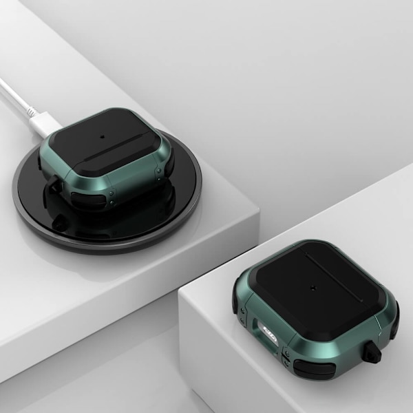 Eggshell Shockproof Skal till Apple Airpods 3 - Röd Röd
