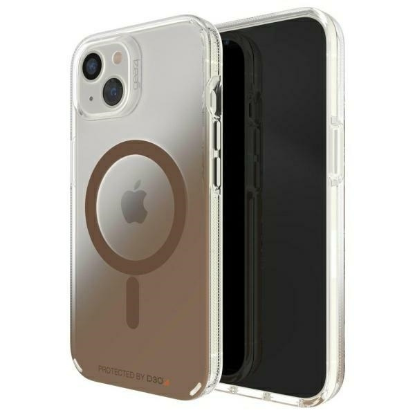 Gear4 Mobilskal till iPhone 13 MagSafe D3O Milan Snap Gradient 2 - Guld