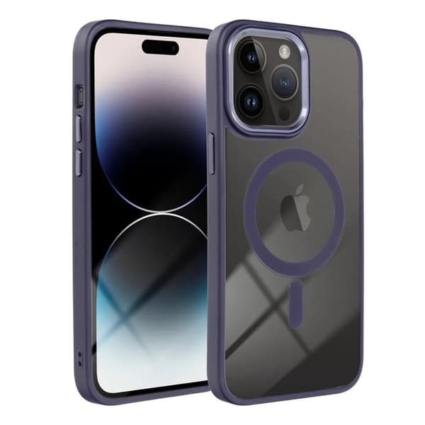 Mobilskal till iPhone 16 Pro Magsafe Color Edge - Djuplila Lila