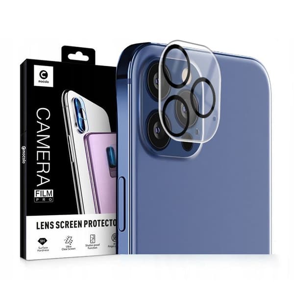 MOCOLO Kameralinsskydd i Härdat Glas iPhone 12 Pro - Clear Transparent