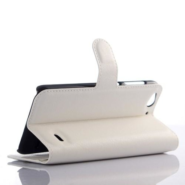 Plånboksfodral till ZTE Blade S6 - Vit Vit