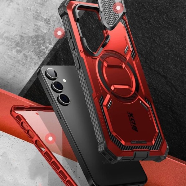 SupCase Galaxy S24 Mobile Case Magsafe Armorbox - Punainen