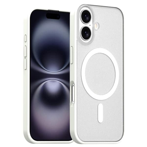 Mobilskal till iPhone 17 MagSafe Skin Feel - Vit Vit