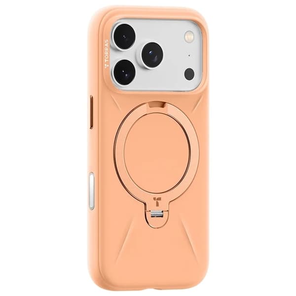 TORRAS Mobilskal till iPhone 17 Pro Max MagSafe Liquid Silikon Orange