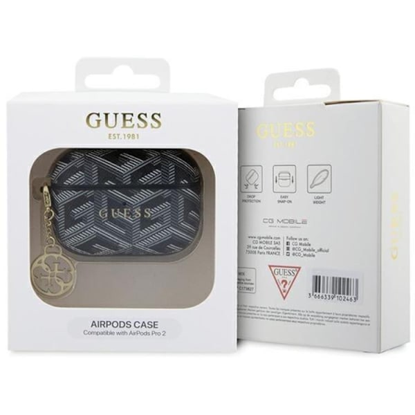 Guess AirPods Pro 2 Skal GCube Charm - Svart Svart