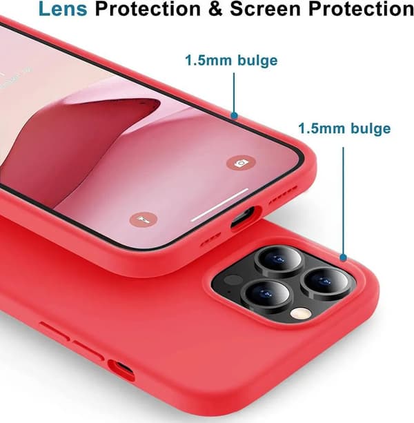 SiGN iPhone 14 Pro Max Skal Liquid Silicone - Vattenmelonsröd Röd