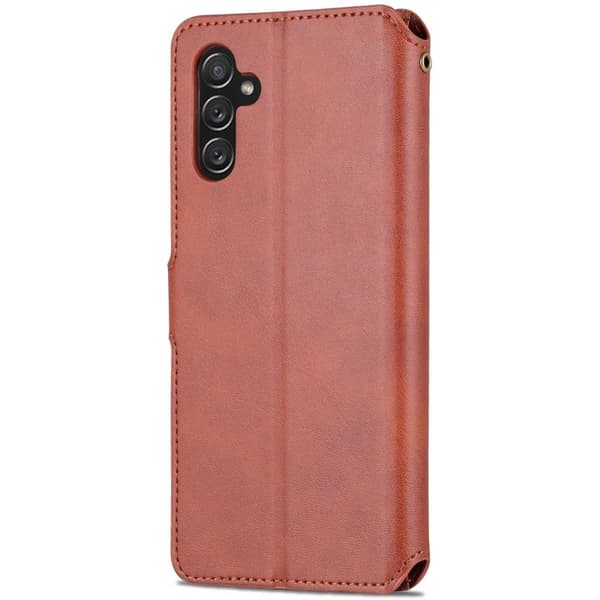 AZNS Book Stand Plånboksfodral Konstläder - Brun för Samsung Galaxy A13 5G