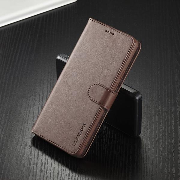 LC.IMEEKE Google Pixel 6 Pro Plånboksfodral Konstläder - Brun