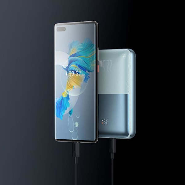 Baseus Digital Display Powerbank 225W 20000 mAh - Blå
