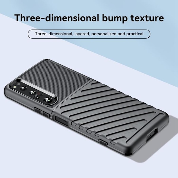 Sony Xperia 1 IV Skal Thunder Twill - Svart