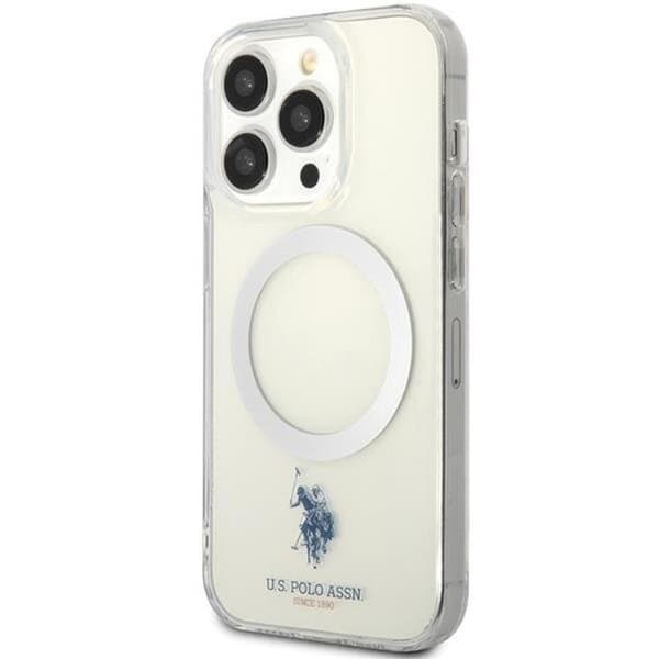 US Polo Mobilskal till iPhone 15 MagSafe Collection - Clear Transparent