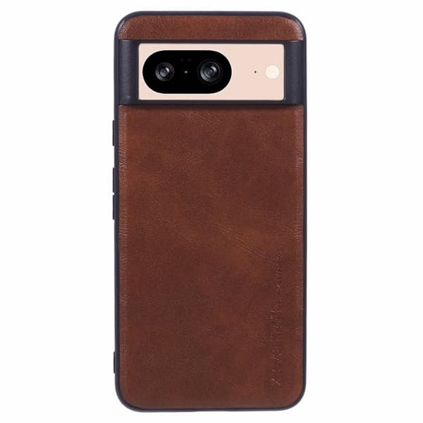 X-LEVEL Bojue-3 Mobilskal till Google Pixel 8 PU Läder + PC + TPU - Brun
