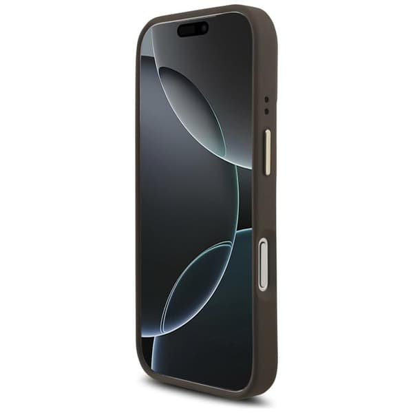 Guess Mobilskal till iPhone 17 Pro 4G Big Classic Logo Big Strap Metal - Brun Brun