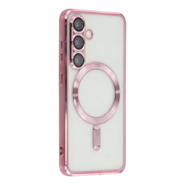 Mobilskal för Samsung Galaxy S26 Magnetiskt TPU + Glaslins Skydd - Roséguld