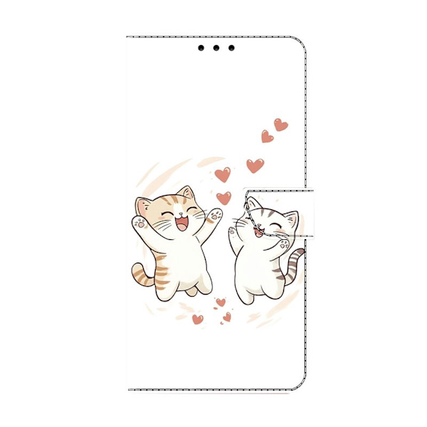 Plånboksfodral för Samsung Galaxy S26 Plus Fällbart Stativ Konstläder - Svart