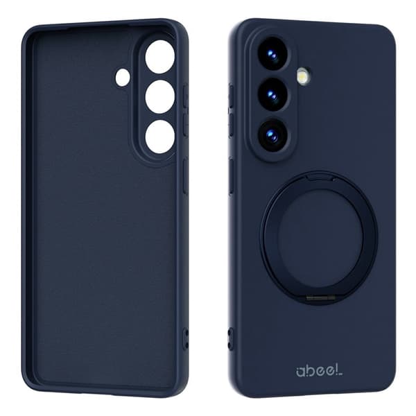 ABEEL Mobilskal för Samsung Galaxy S26 Magnetiskt Kickstand Silikon - Mörkblå