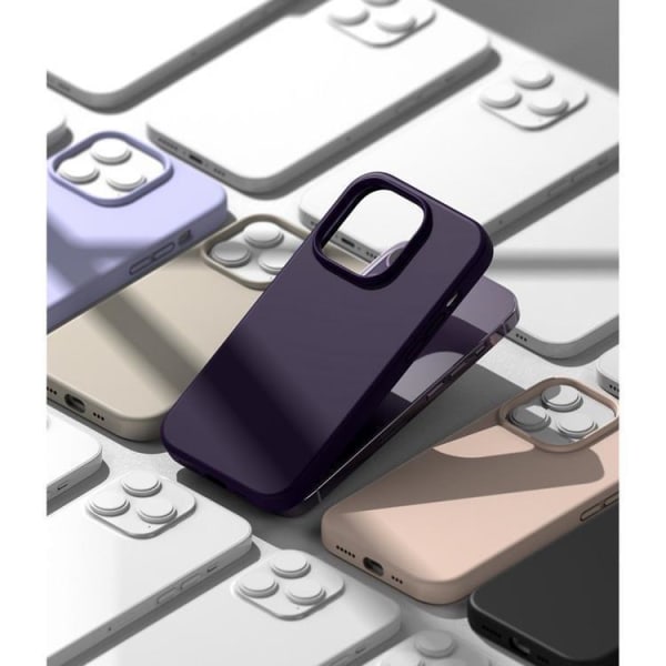 Ringke iPhone 14 Pro silikonikotelo - syvä violetti