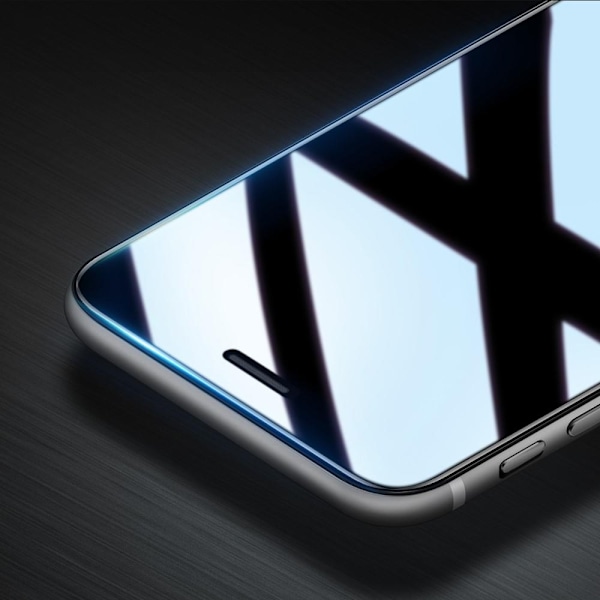 [1-PACK] Härdat Glas Skärmskydd iPhone 8 Plus / iPhone 7 Plus - Svart Svart