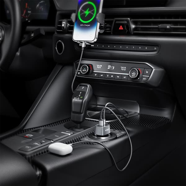 Celly Billaddare 1xUSB-C PD 1xUSB-A 65W Svart