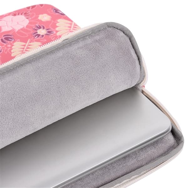 CANVASARTISAN Datorfodral 12'' Printing Leaf Flower H24-01 - Rosa Rosa