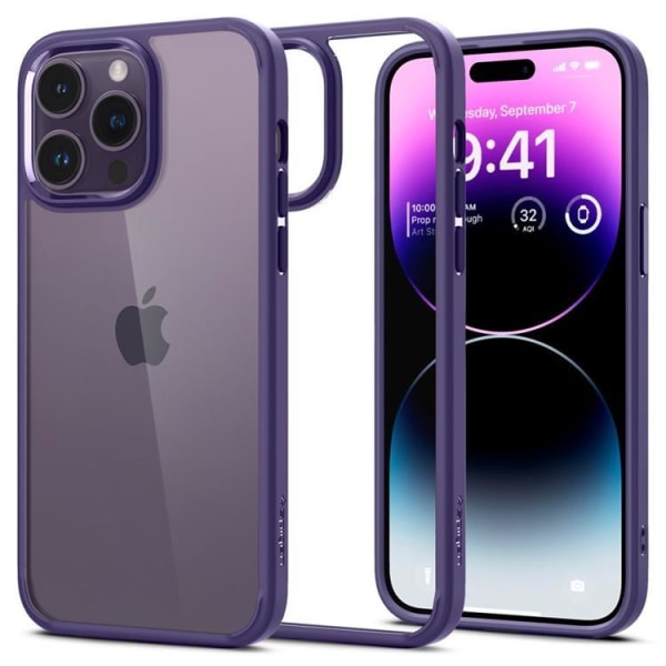 Spigen iPhone 14 Pro Cover Ultra Hybrid - Deep Purple