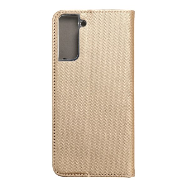 Smart Plånboksfodral till Samsung Galaxy S21 Plus Guld