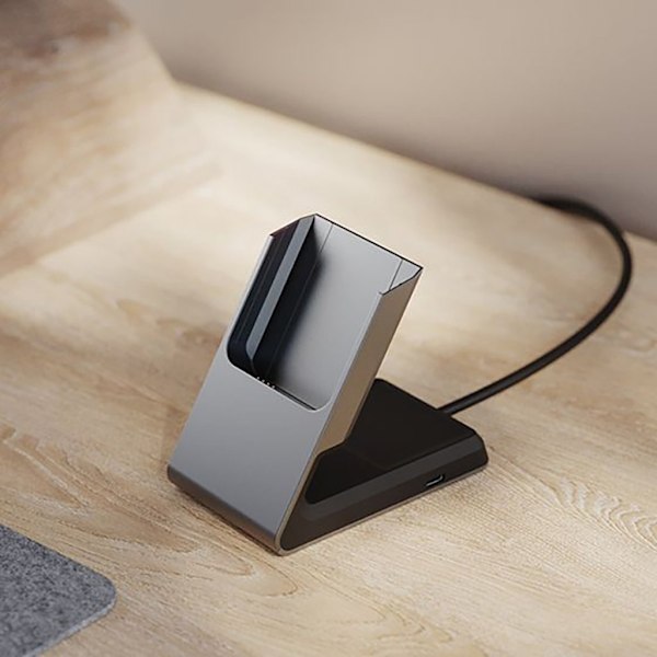 ALOGIC 2-in-1 Trådlös Laddare MagSafe med Bordsdocka - Grå