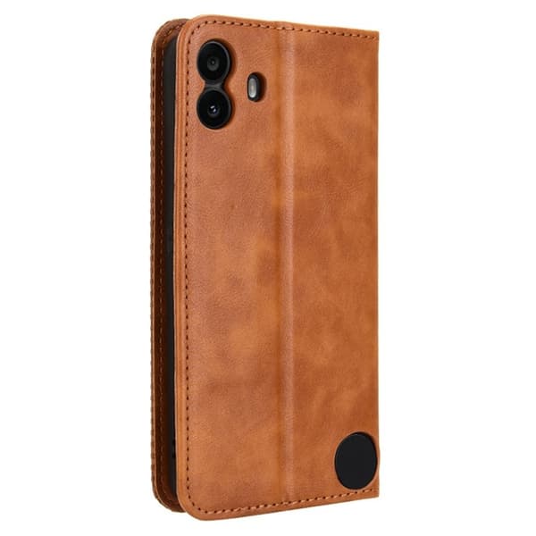 Nothing CMF Phone 1 Plånboksfodral Retro Kickstand - Brun Brun